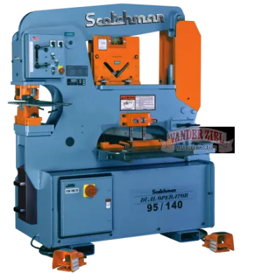 Scotchman 95 Ton Dual Operator Ironworker, Model DO 95/140-24M - NEW - Gallery Thumbnail 2
