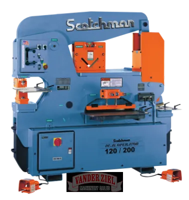 Scotchman 120 Ton Dual Operator Ironworker, Model DO 120/200-24M - NEW - Gallery Thumbnail 2