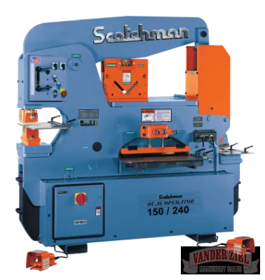 Scotchman 150 Ton Dual Operator Ironworker, Model DO 150/240-24M - NEW - Gallery Thumbnail 2