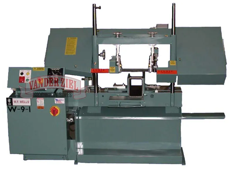 W.F. Wells 9" x 17" Semi-Automatic Horizontal Saw, Model W-9-1 - NEW - Main Image 1