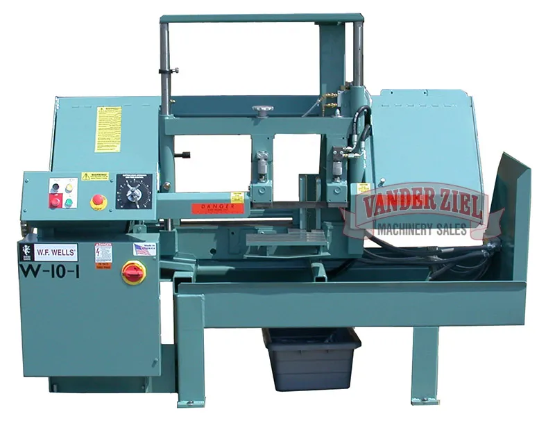 W.F. Wells 10" x 17" Semi-Automatic Horizontal Saw, Modoel W-10-1 - NEW - Main Image 1