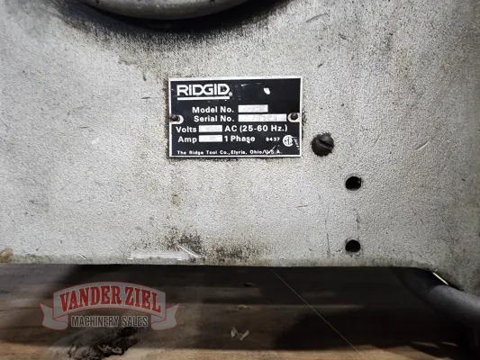 Ridgid Model 535 Pipe Threader, 1/8” - 2” Capacity - Gallery Thumbnail 12