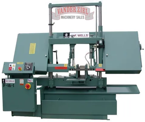 W.F. Wells 16" x 20" Semi-Automatic Horizontal Saw, Model F-16-1 - NEW