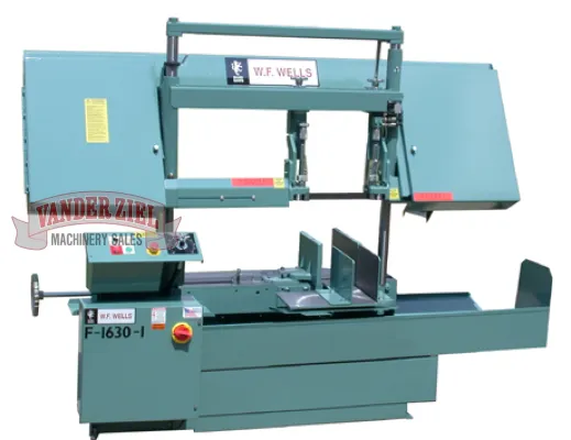 W.F. Wells 16" x 30" Semi-Automatic Horizontal Saw, Model F-1630-1 - NEW