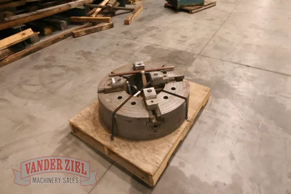 Warner & Swasey 4 Jaw 28" Chuck, 12" Spindle Bore - Gallery Thumbnail 5