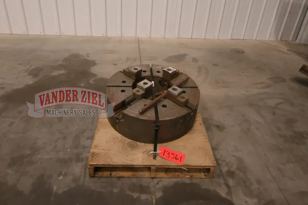 Warner & Swasey 4 Jaw 28" Chuck, 12" Spindle Bore - Gallery Thumbnail 6