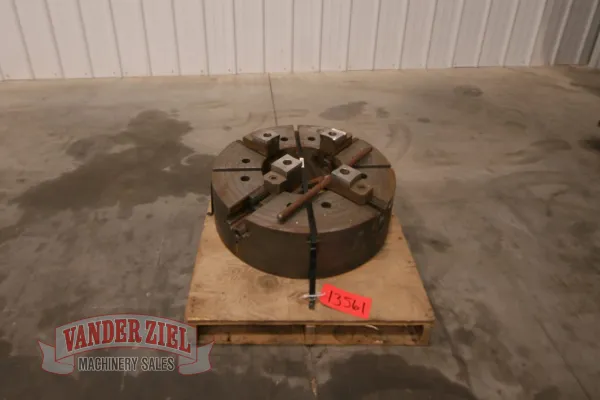 Warner & Swasey 4 Jaw 28" Chuck, 12" Spindle Bore - Gallery Thumbnail 7