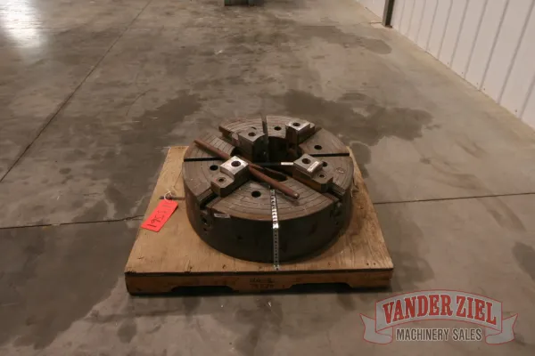 Warner & Swasey 4 Jaw 28" Chuck, 12" Spindle Bore - Gallery Thumbnail 8