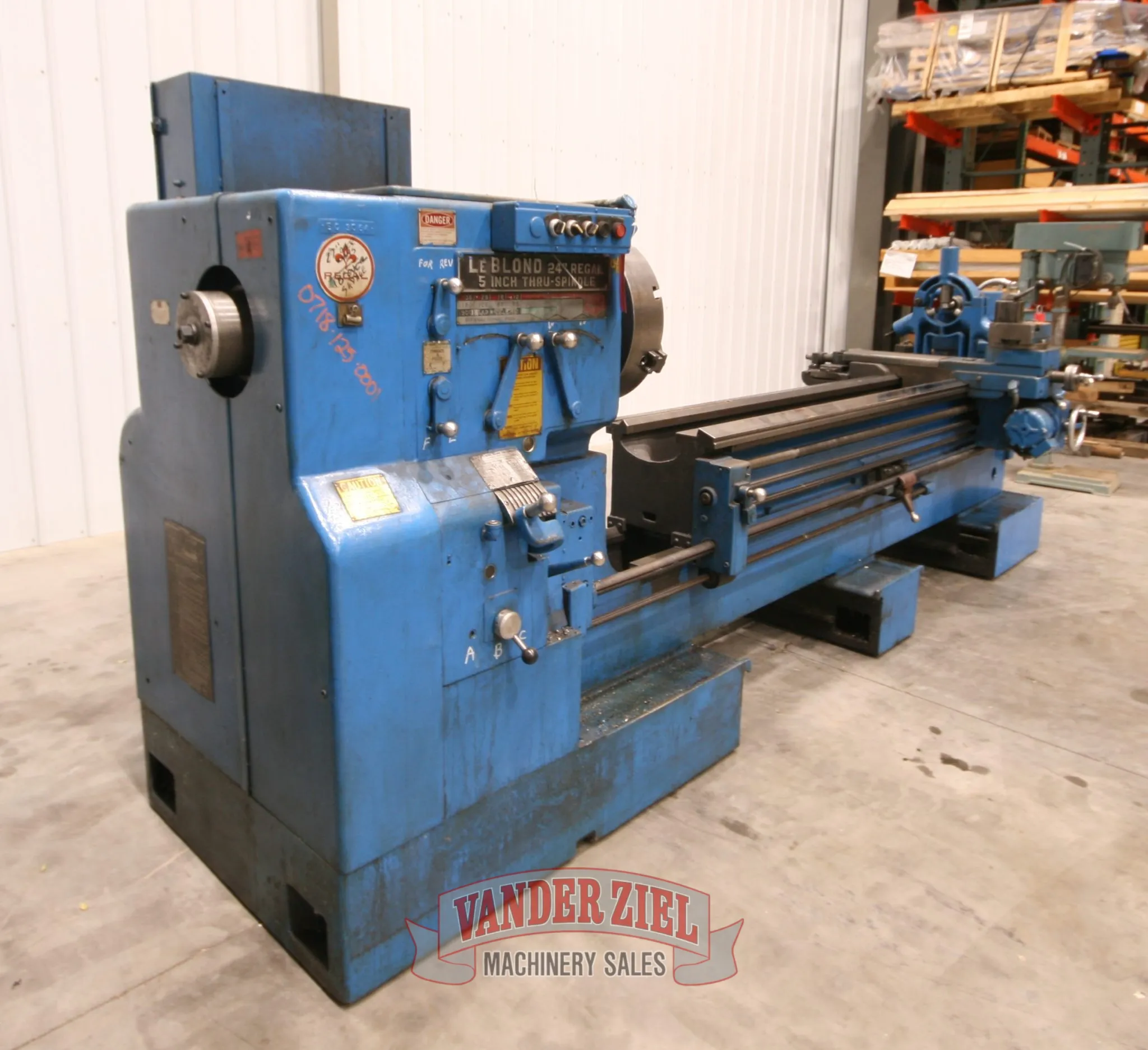LeBlond 24” / 54” x 96” / 132” Sliding Gap Bed Lathe - Prefetch Image 23432