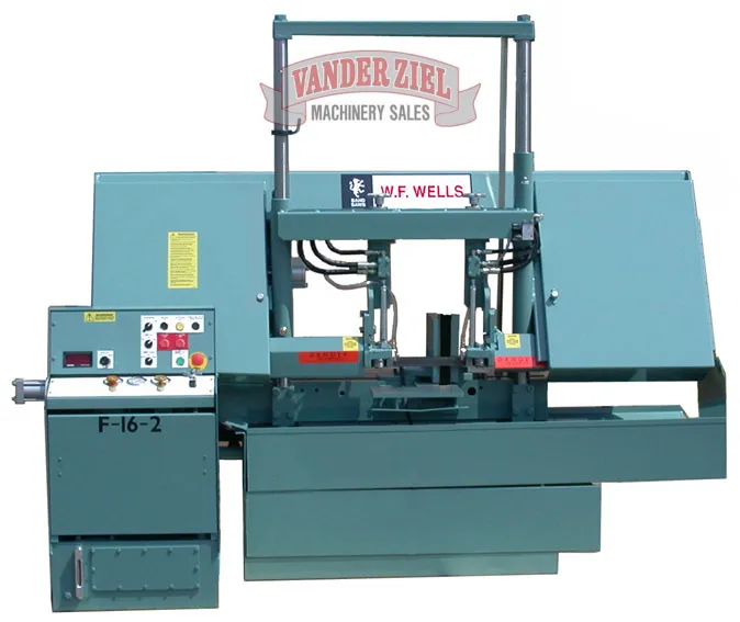 W.F. Wells 16" x 20" Semi-Automatic Horizontal Saw, Model F-16-2 - NEW - Main Image 1