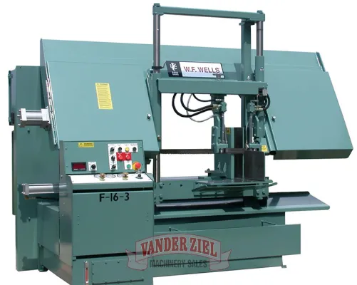 W.F. Wells 17" x 20" Semi-Automatic Horizontal Saw, Model F-16-3 - NEW