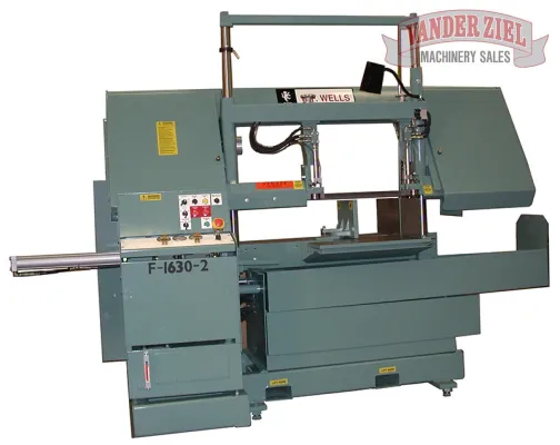 W.F. Wells 16" x 30" Semi-Automatic Horizontal Saw, Model F-1630-2 - NEW