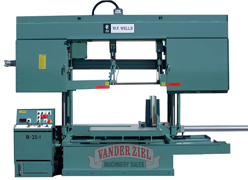 W.F. Wells 25" x 40" Semi Automatic Horizontal Saw, Model B-25-1 - NEW - Main Image 1