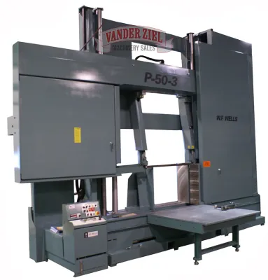 W.F. Wells 50" x 50" Semi-Automatic Horizontal Saw, Model P-50-3 - NEW