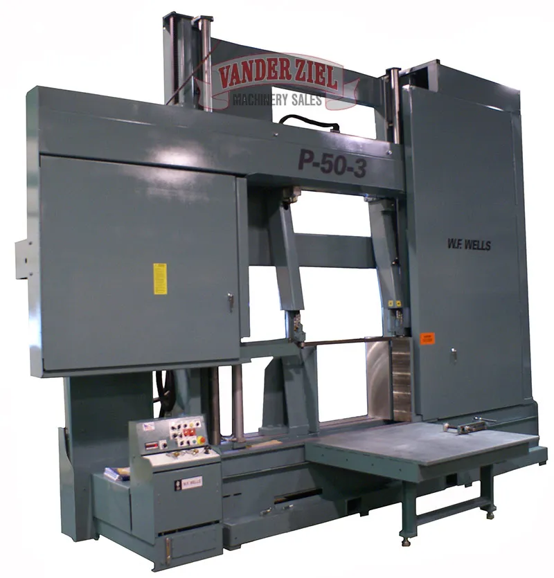 W.F. Wells 50" x 50" Semi-Automatic Horizontal Saw, Model P-50-3 - NEW - Main Image 1