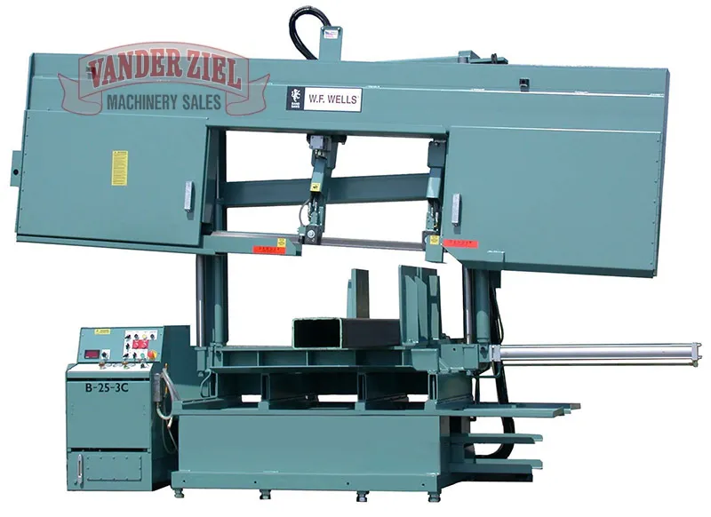W.F. Wells 22" x 40" Semi-Automatic Horizontal Saw, Model B-25-3C - NEW - Main Image 1