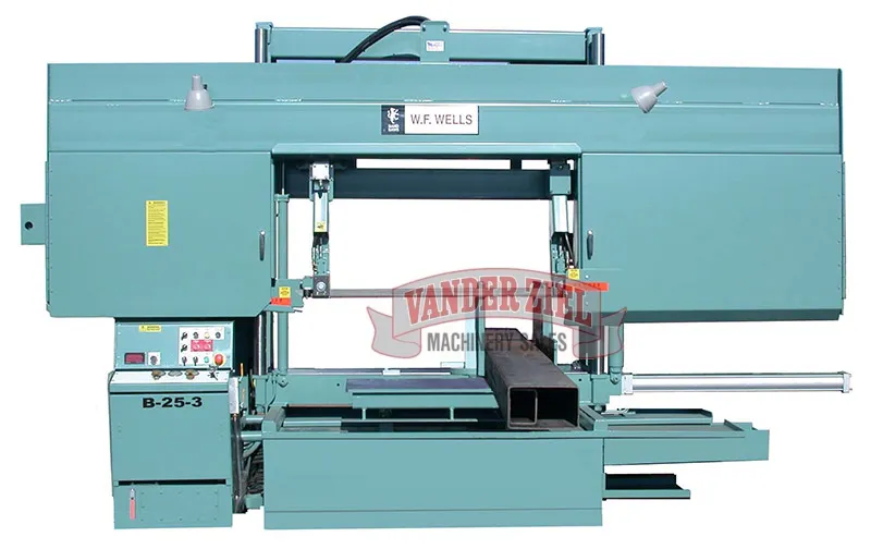 W.F. Wells 25" x 40" Semi-Automatic Horizontal Saw, Model B-25-4 - NEW - Main Image 1