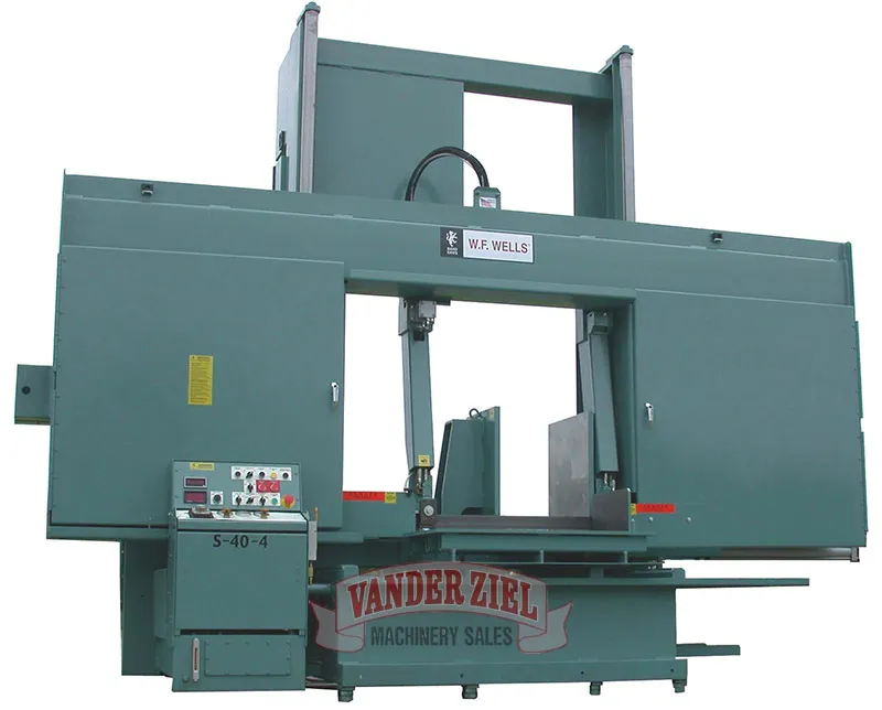 W.F. Wells 40" x 40" Semi-Automatic Horizontal Saw, Model S-40-4 -NEW - Main Image 1