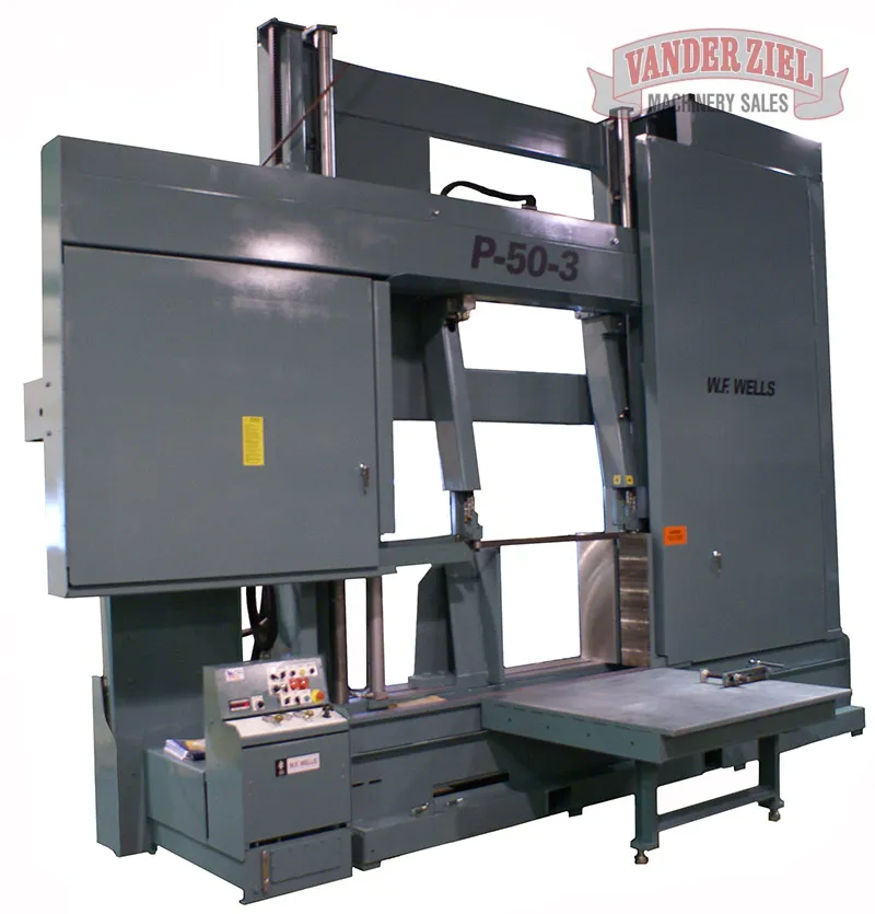 W.F. Wells 50" x 50" Semi-Automatic Horizontal Saw, Model P-50-4 - NEW - Main Image 1