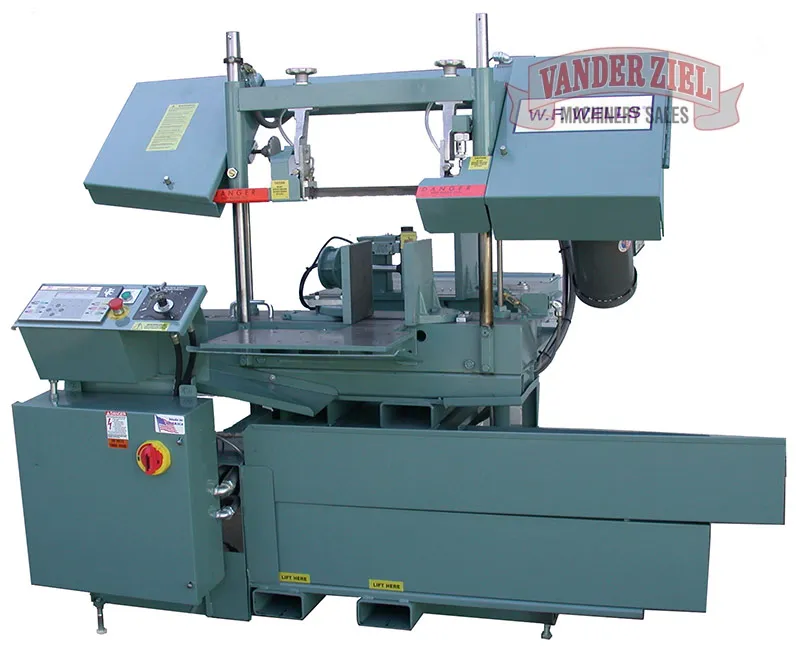 W.F. Wells 9" x 14" CNC Fully Automatic Horizontal Saw with Shuttle Type Barfeed, Model W-914A-CNC - NEW - Main Image 1
