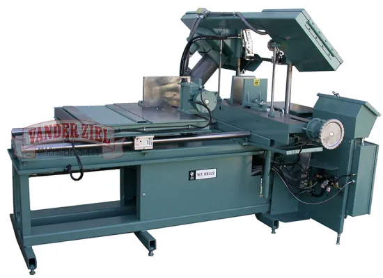 W.F. Wells 9" x 14" CNC Fully Automatic Horizontal Saw with Shuttle Type Barfeed, Model W-914A-CNC - NEW - Gallery Thumbnail 2