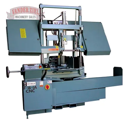 W.F. Wells 16" x 18" CNC Fully Automatic Horizontal Saw with Shuttle Type Barfeed, Model F-16-1A CNC - NEW