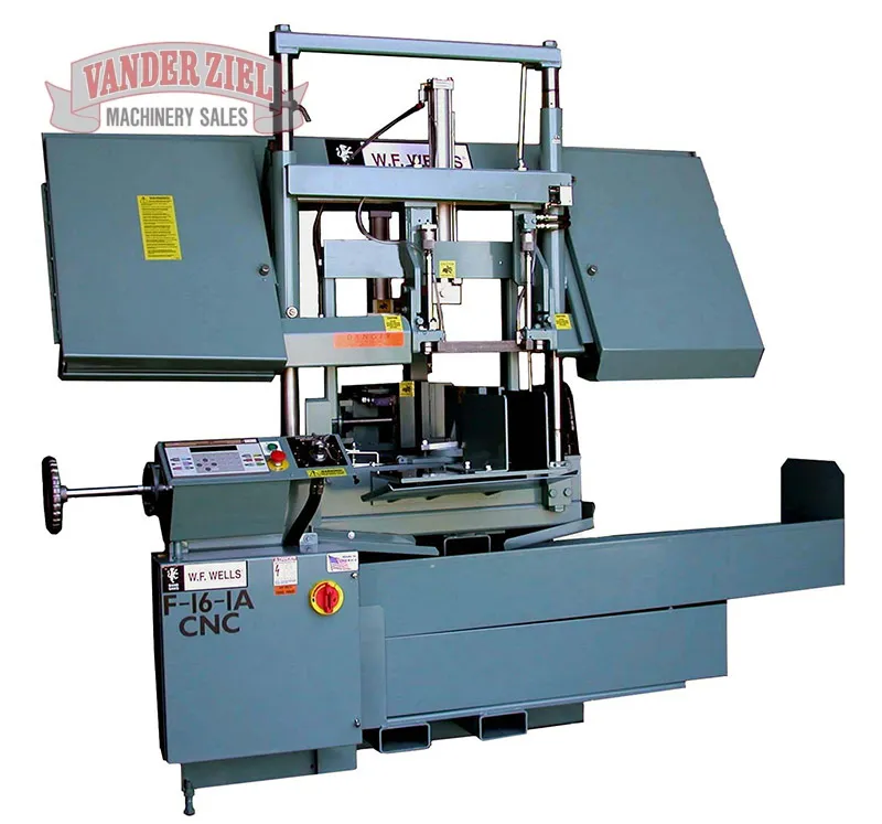 W.F. Wells 16" x 18" CNC Fully Automatic Horizontal Saw with Shuttle Type Barfeed, Model F-16-1A CNC - NEW - Main Image 1
