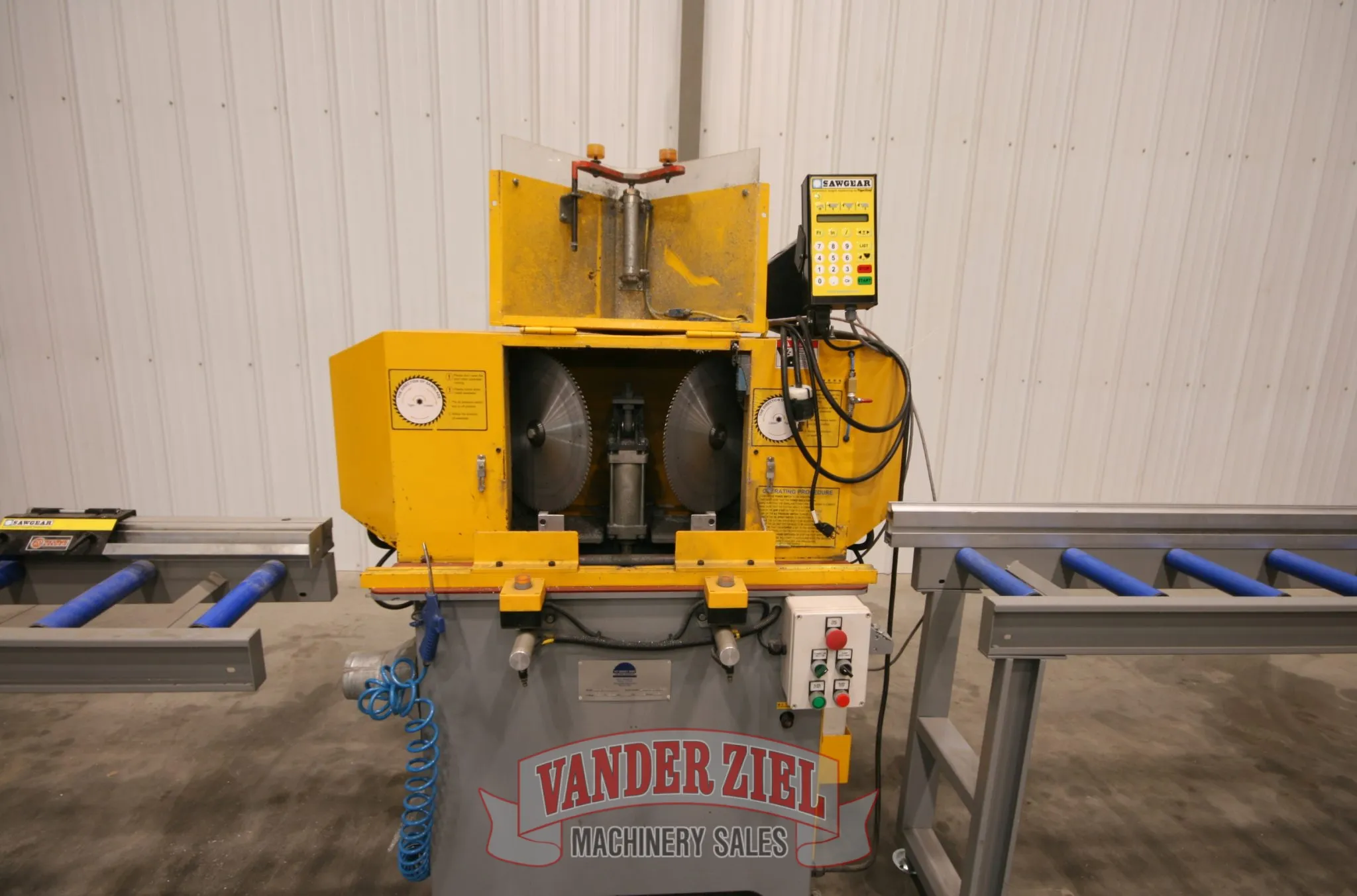Pat Mooney Inc 14” Double Blade 45 Degree Vertical Cutoff Saw, Model PMI-14A - Prefetch Image 26024