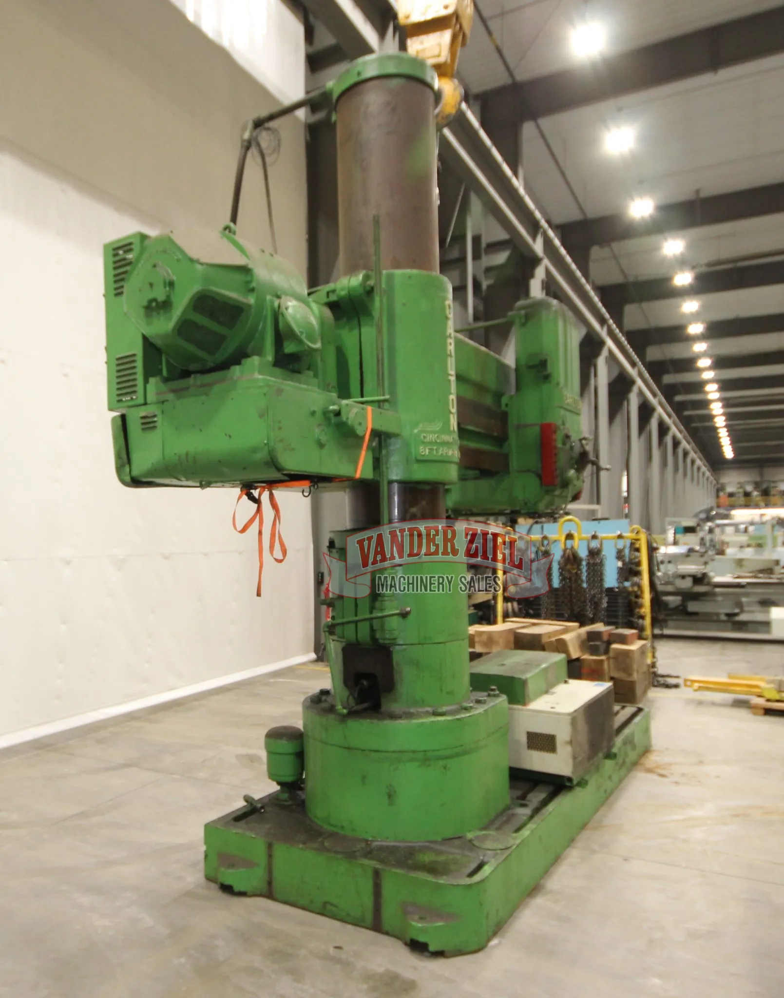 Carlton 8’ x 19” Radial Drill, Model 4A - Add An Inverter Drive - Make it Like New!! - Prefetch Image 26097