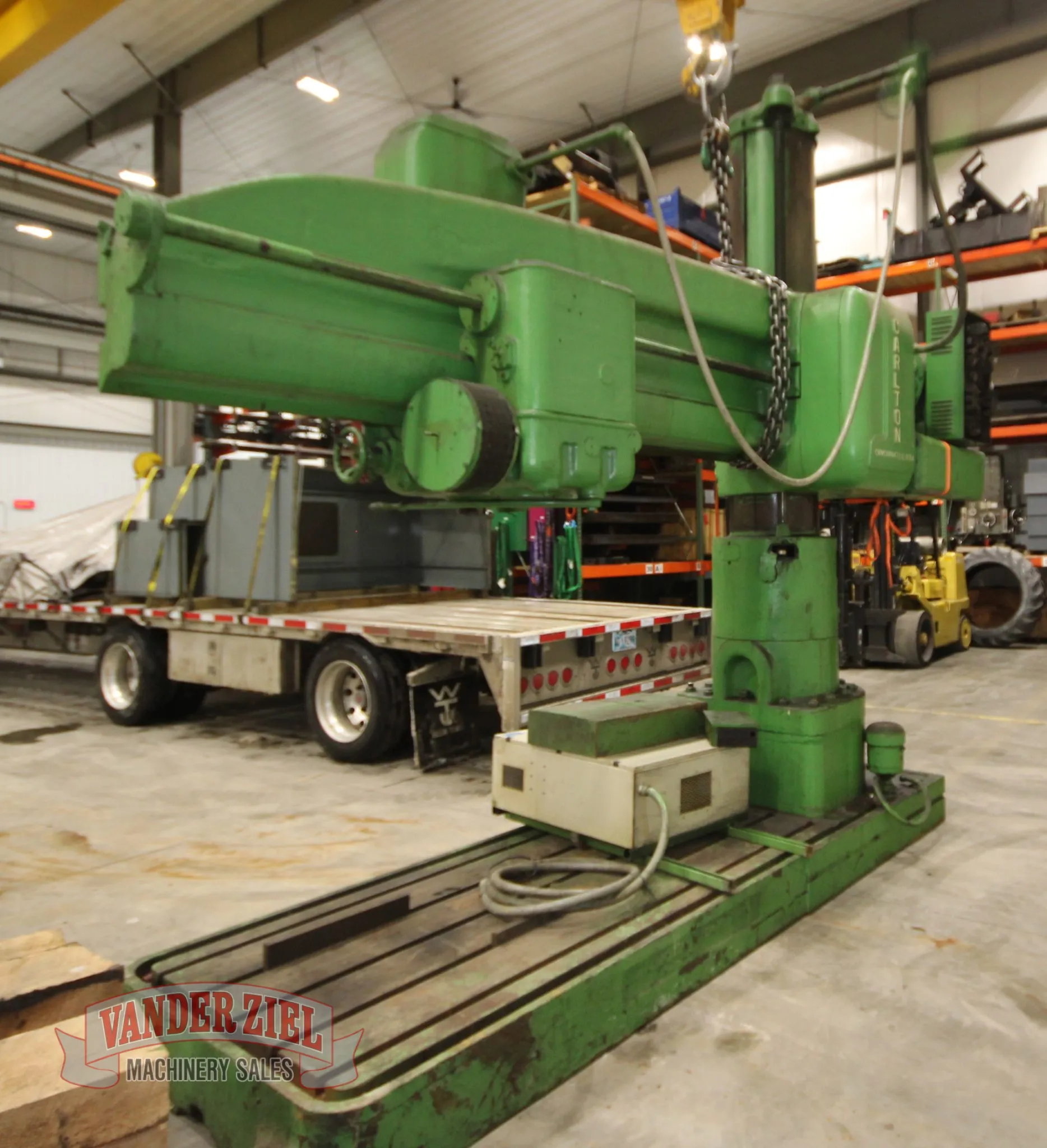 Carlton 8’ x 19” Radial Drill, Model 4A - Add An Inverter Drive - Make it Like New!! - Prefetch Image 26099