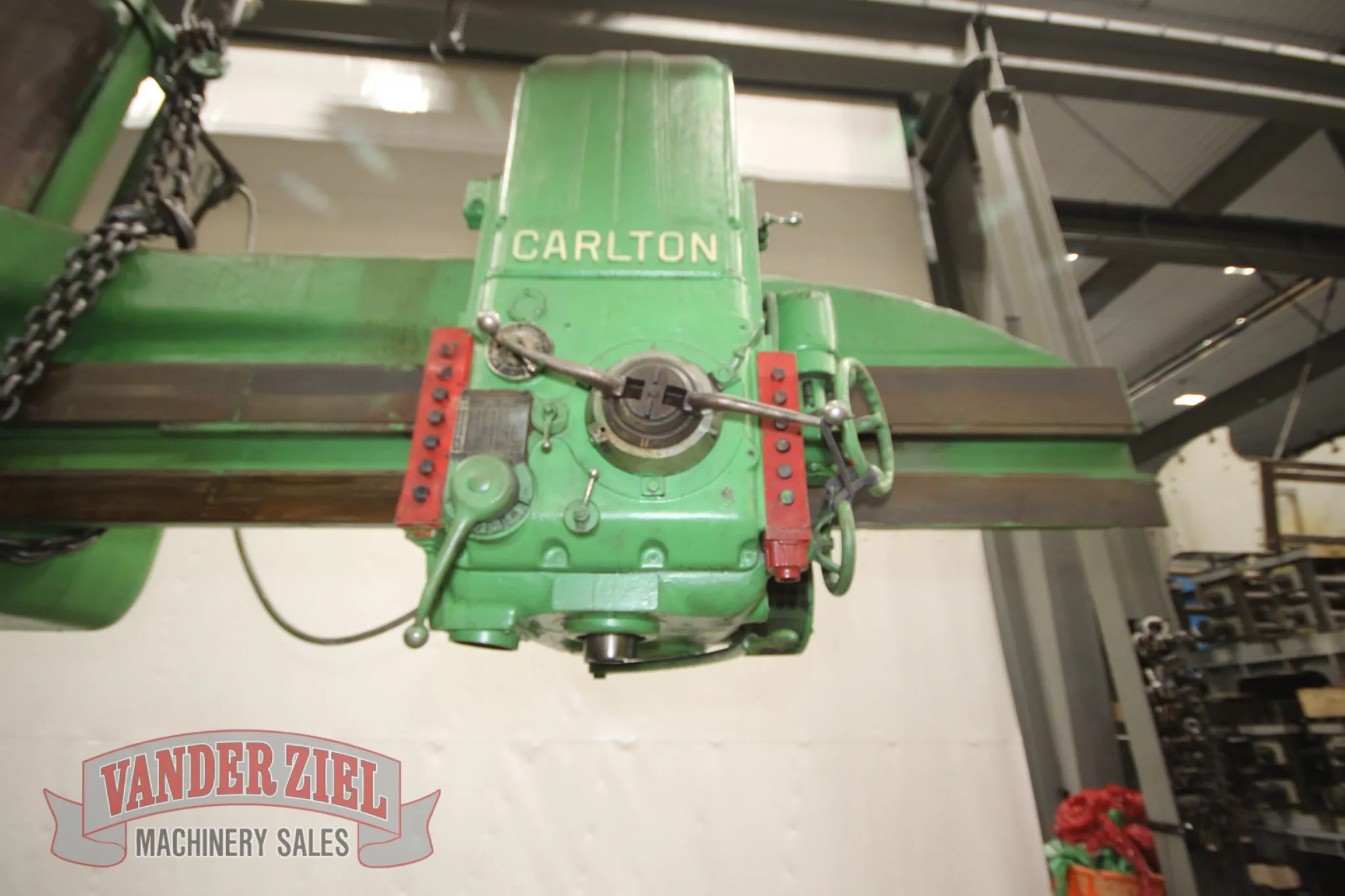 Carlton 8’ x 19” Radial Drill, Model 4A - Add An Inverter Drive - Make it Like New!! - Prefetch Image 26100