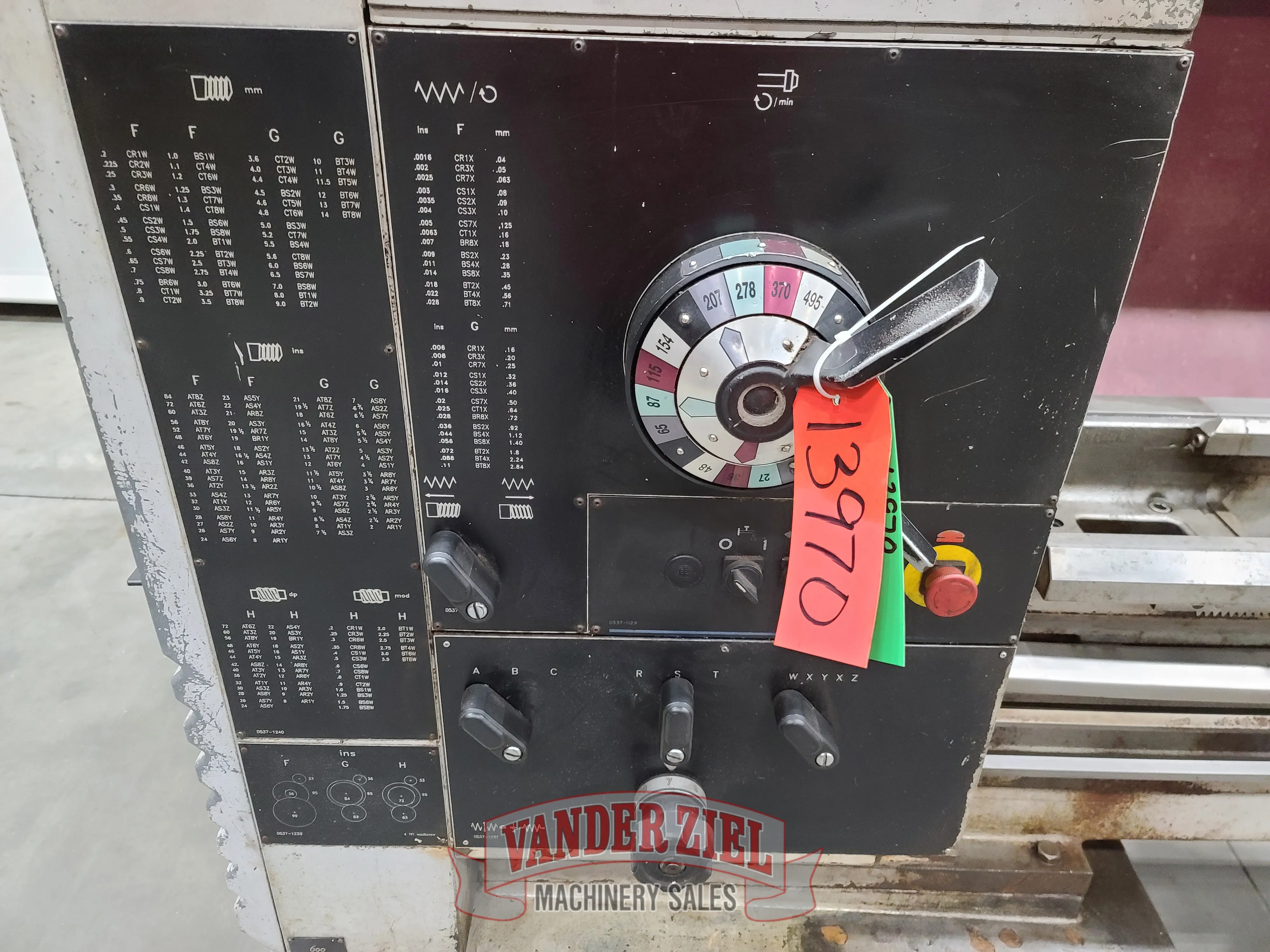 Harrison 18” x 60” Gap Bed Lathe, Model M460 - Prefetch Image 26131