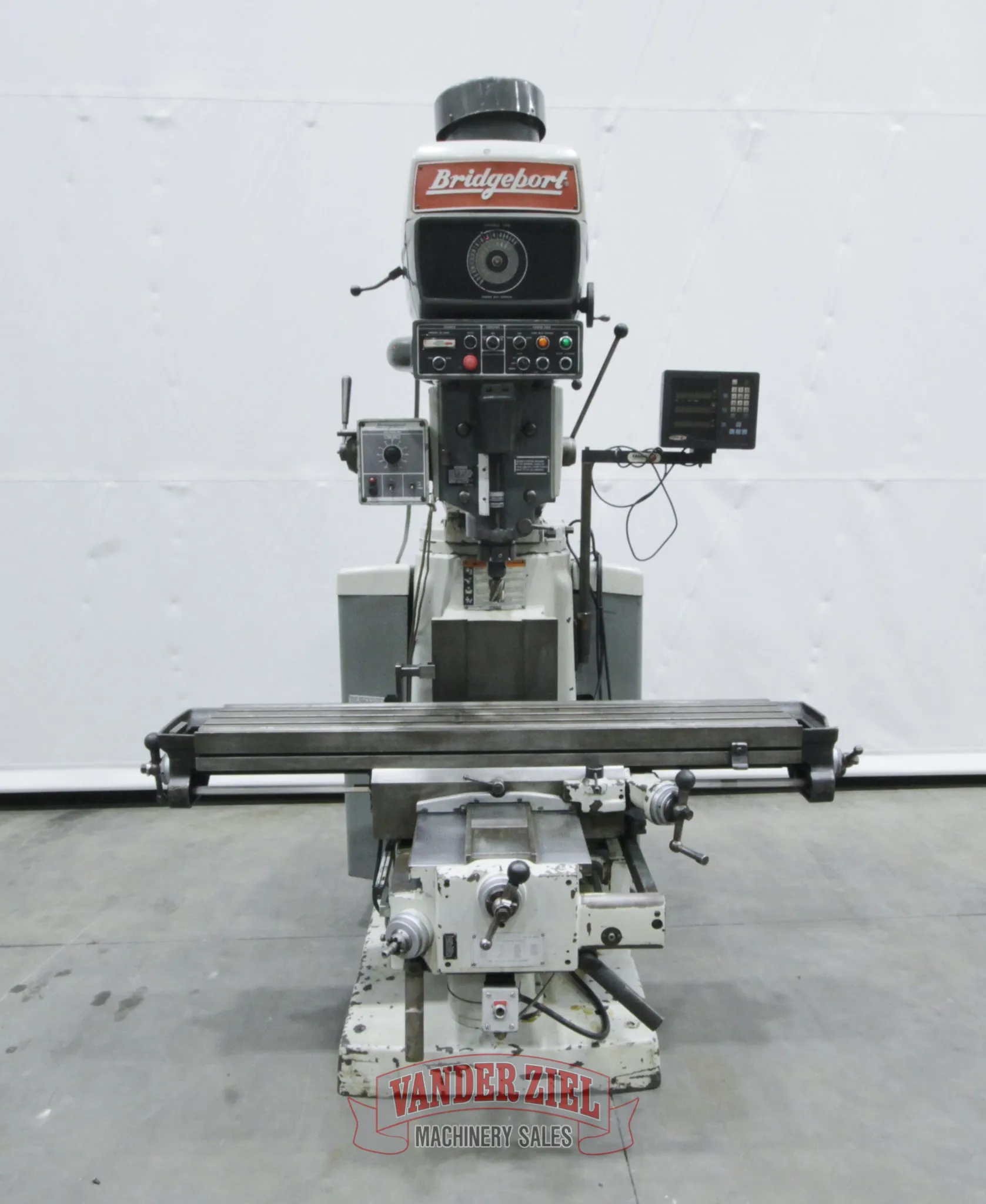 Bridgeport Series II Vertical Knee Mill, 11” x 58” Table - Main Image 1