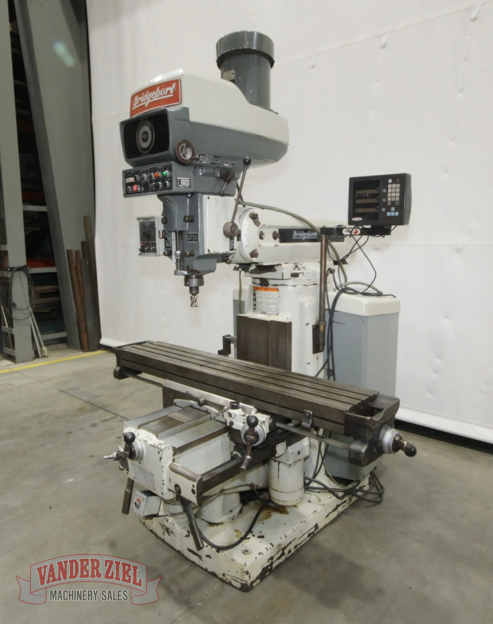 Bridgeport Series II Vertical Knee Mill, 11” x 58” Table - Prefetch Image 26802