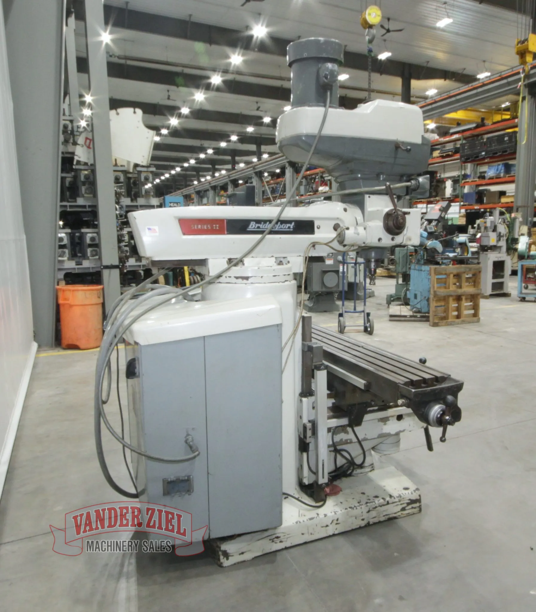 Bridgeport Series II Vertical Knee Mill, 11” x 58” Table - Prefetch Image 26804