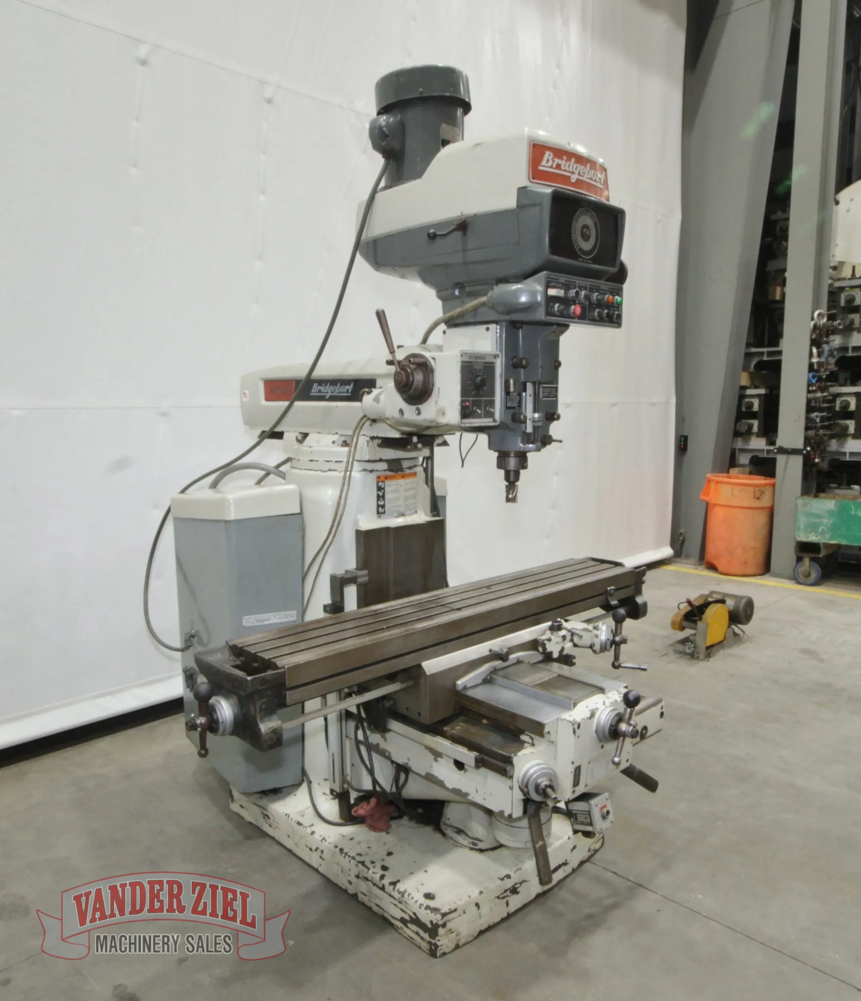 Bridgeport Series II Vertical Knee Mill, 11” x 58” Table - Prefetch Image 26805