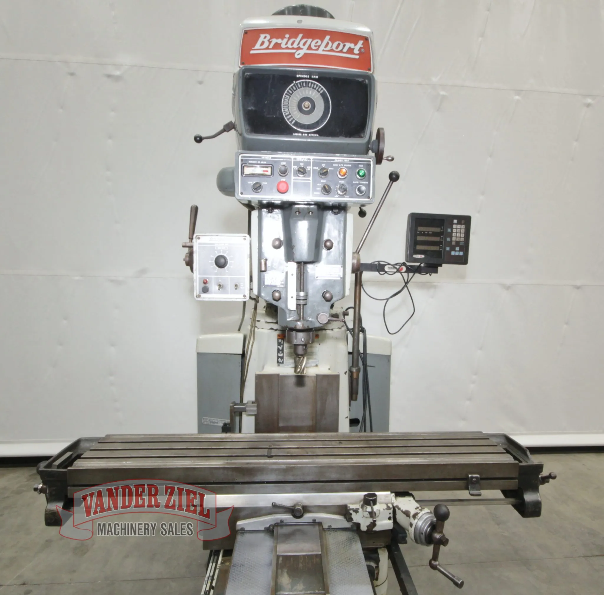 Bridgeport Series II Vertical Knee Mill, 11” x 58” Table - Prefetch Image 26806