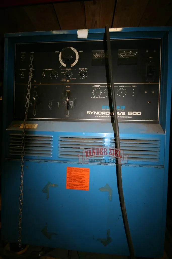 Miller Syncrowave 500 Gas Tungsten Arc Welder - Prefetch Image 2681