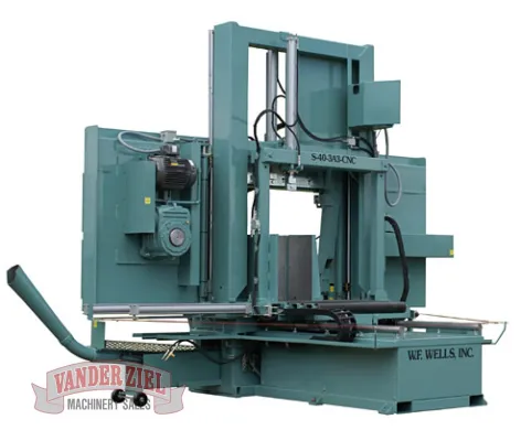 W.F. Wells 37" x 40" CNC Fully Automatic Horizontal Saw, Model S-40-3CA3 CNC - NEW - Gallery Thumbnail 2