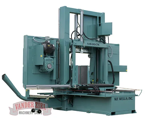 W.F. Wells 37" x 40" CNC Fully Automatic Horizontal Saw, Model S-40-3CA3 CNC - NEW - Prefetch Image 272