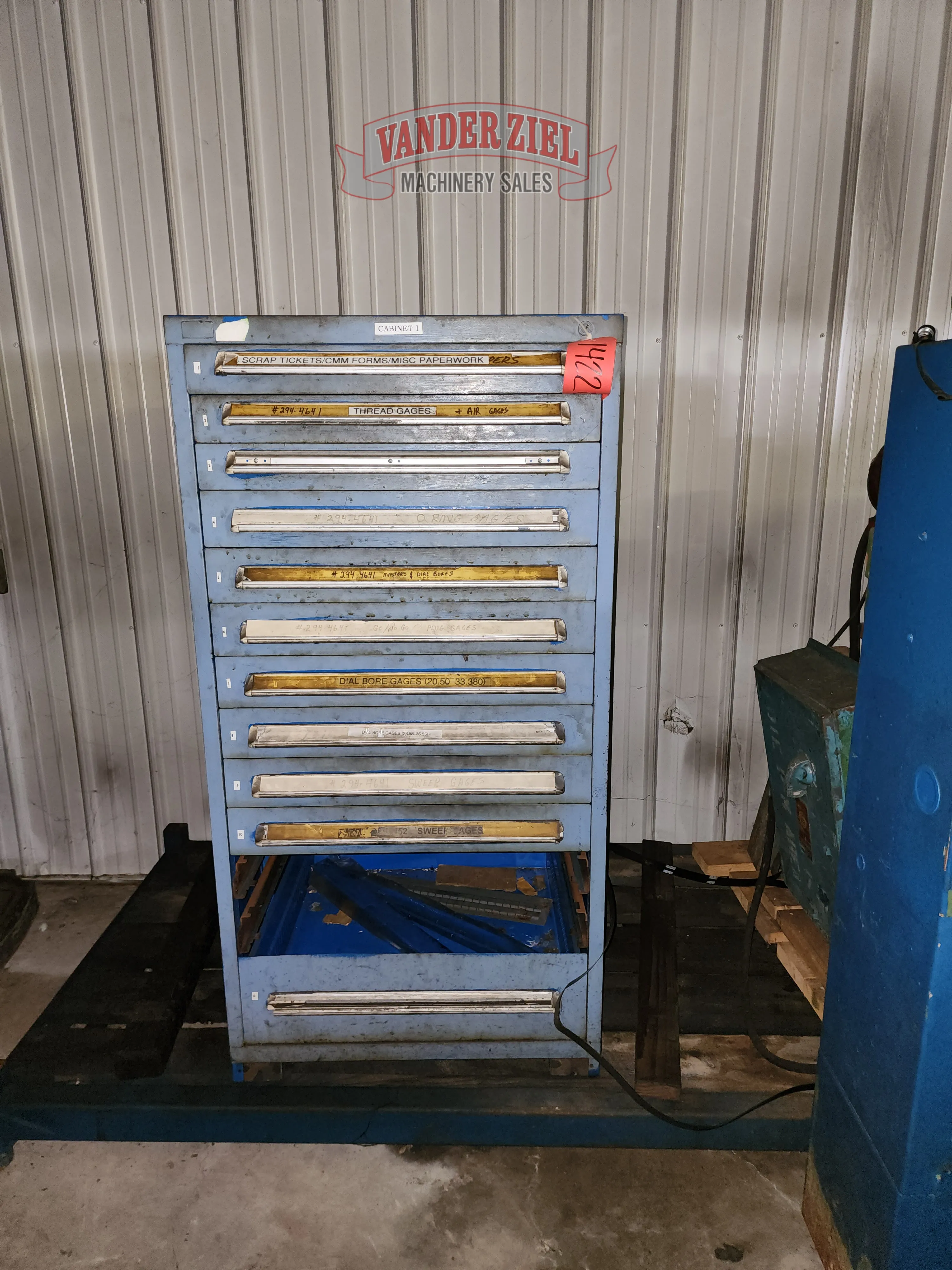 Stanley Vidmar 13 Drawer Cabinet - Main Image 1