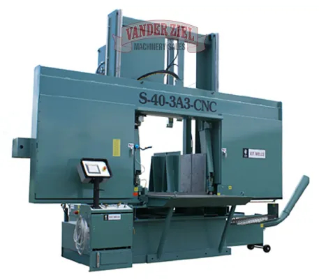 W.F. Wells 40" x 40" CNC Fully Auotmatic Horizontal Saw, Model S-40-3A3 CNC - NEW
