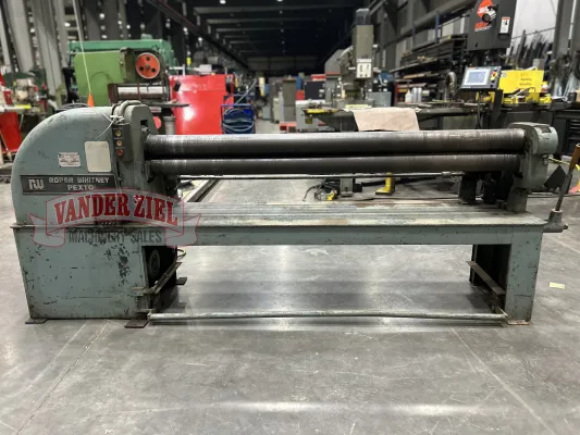 Roper Whitney 74" x 16-18 GA Mild Steel Initial Pinch Power Roll, Model PF 4-74 - Gallery Thumbnail 2