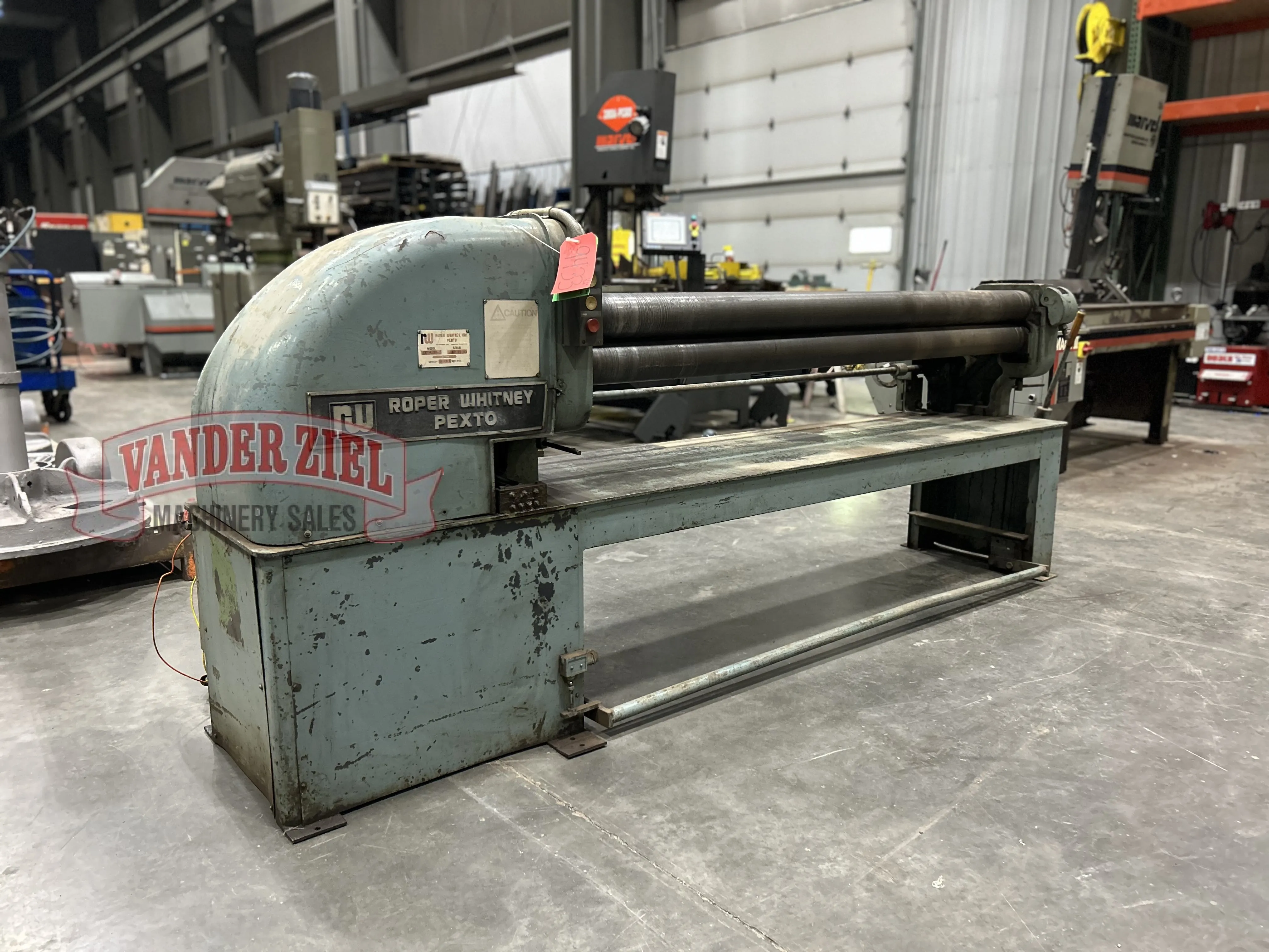 Roper Whitney 74" x 16-18 GA Mild Steel Initial Pinch Power Roll, Model PF 4-74 - Prefetch Image 2756