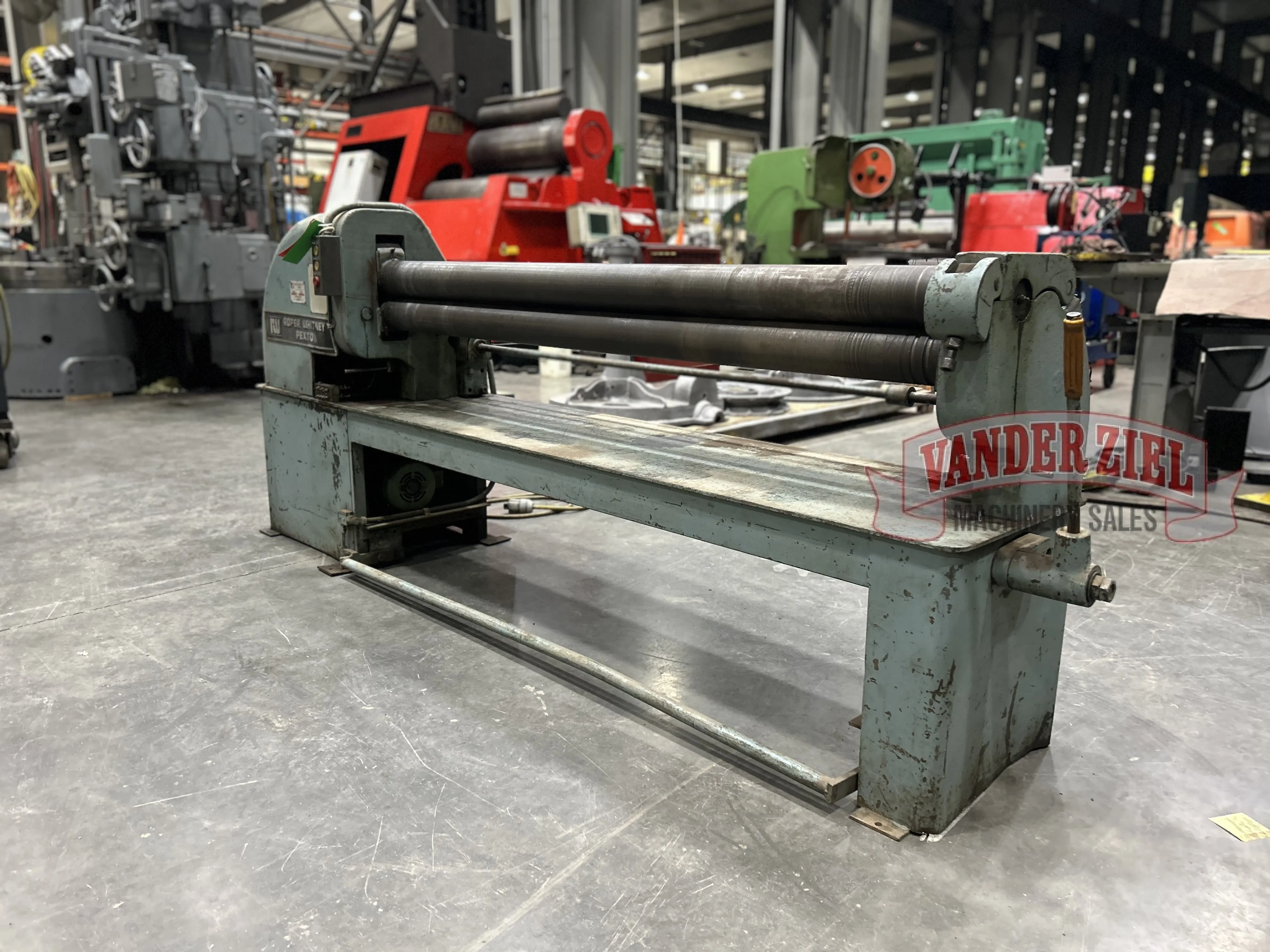 Roper Whitney 74" x 16-18 GA Mild Steel Initial Pinch Power Roll, Model PF 4-74 - Prefetch Image 2757