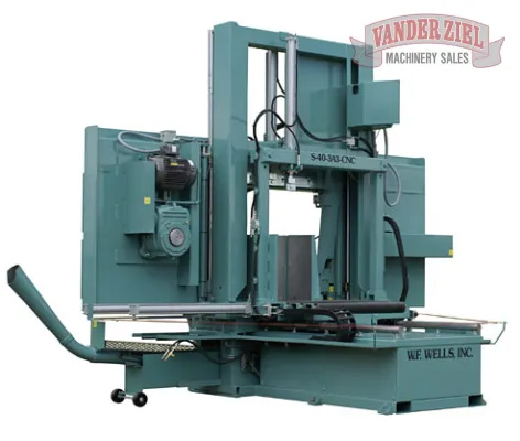 W.F. Wells 40" x 40" CNC Fully Auotmatic Horizontal Saw, Model S-40-3A3 CNC - NEW - Gallery Thumbnail 2