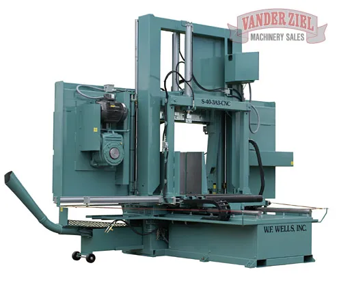 W.F. Wells 40" x 40" CNC Fully Auotmatic Horizontal Saw, Model S-40-3A3 CNC - NEW - Prefetch Image 276