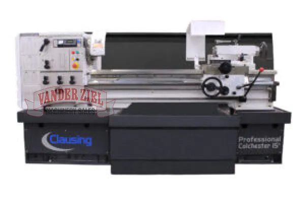 Clausing 15" Variable Speed Gap Bed Lathe, Model 804 - NEW