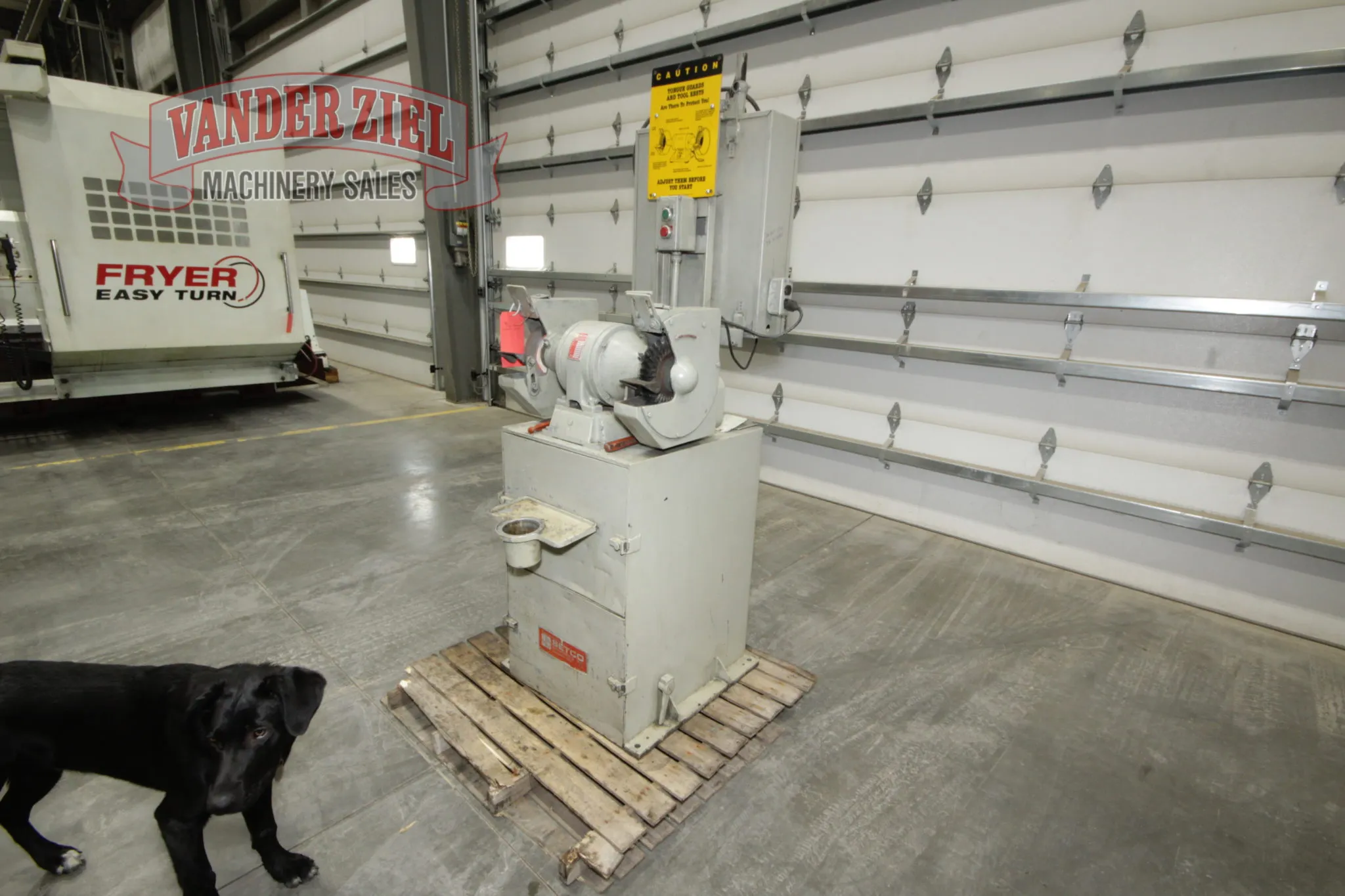 Setco 8" Double End Pedestal Grinder, Model SPL - Prefetch Image 28256