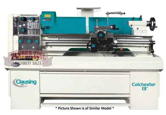Clausing 15" Swing Geared Head Gap Bed Lathe, Model 804 - NEW - Gallery Thumbnail 2